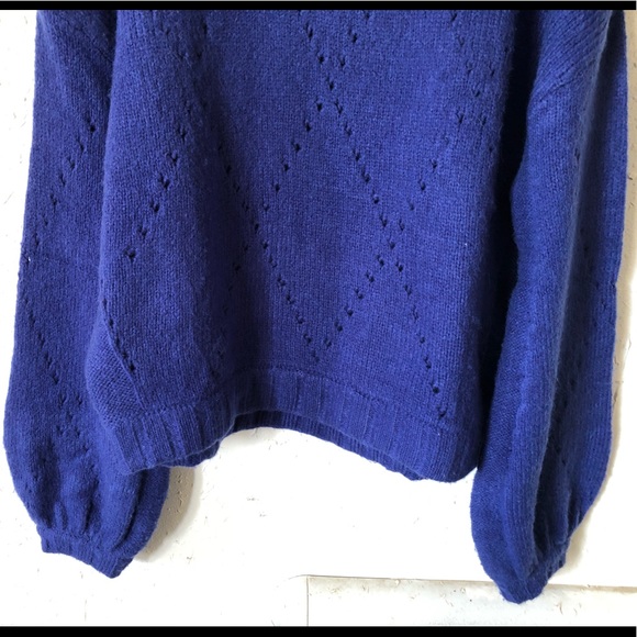 Rare Color For Love and Lemons FL&L Mia Pointelle Sweater XL - Picture 9 of 16